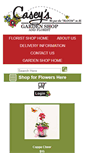 Mobile Screenshot of caseysfloristshop.com